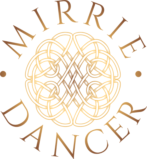 Mirrie Dancer logo designed by Red Dune Web Design