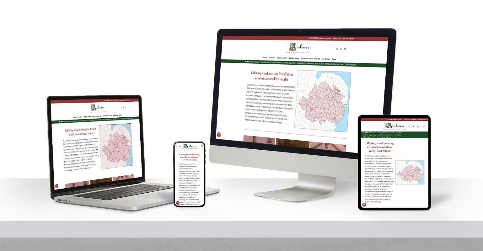 Opulence Stoves responsive devices