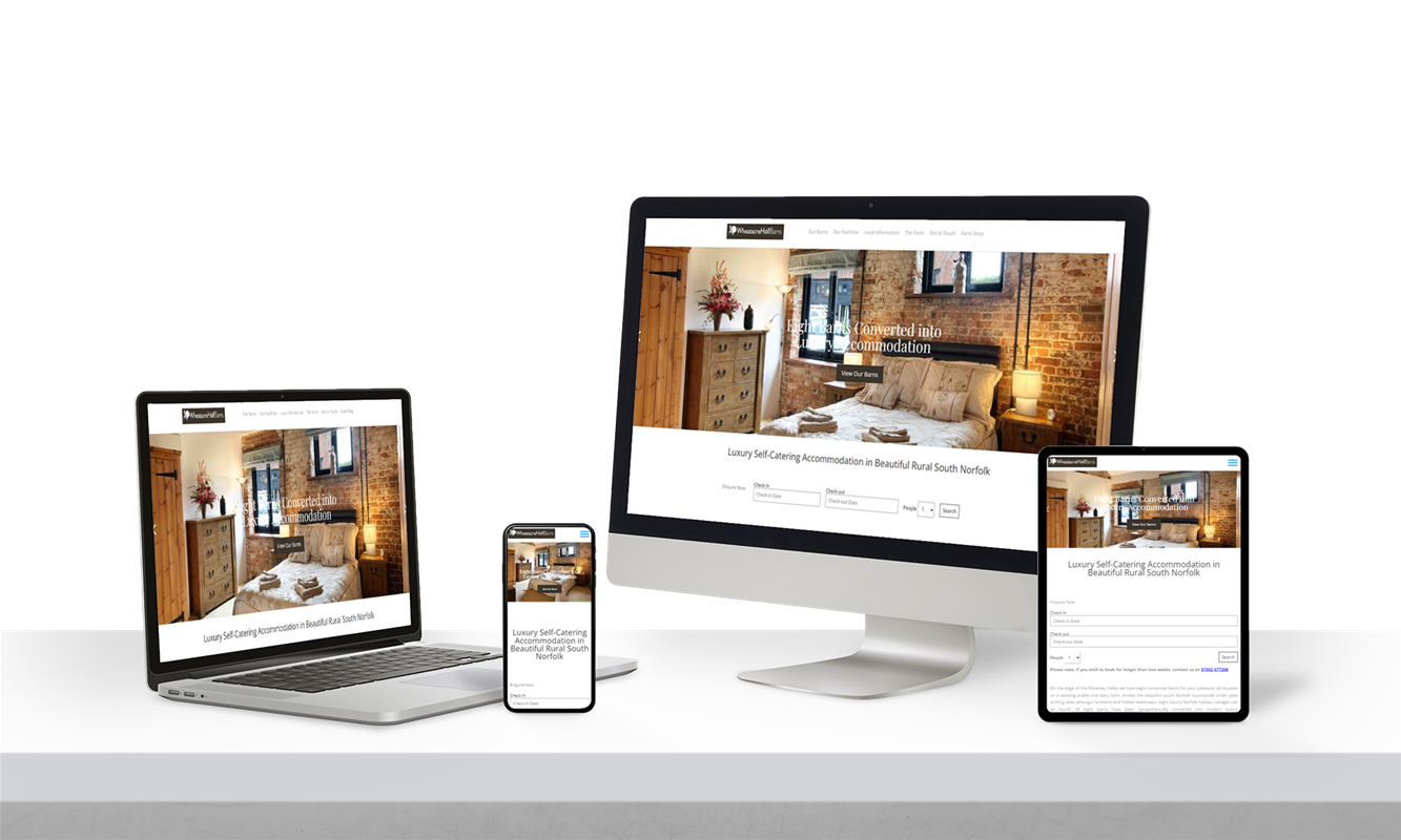 Wheatacre Hall Barns responsive devices