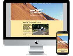 Waveney Campers website