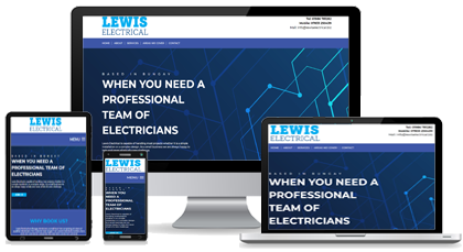 Lewis Electrical website