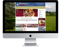 Pepperell's Meats website